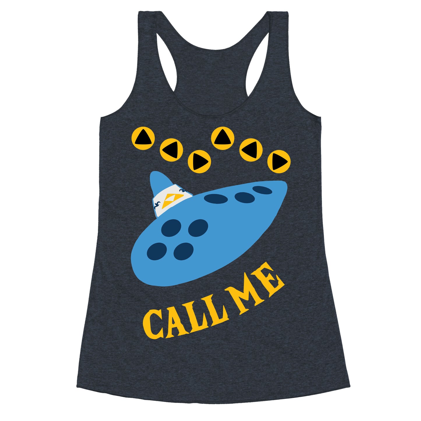 Call Me Zelda Ocarina Racerback Tank