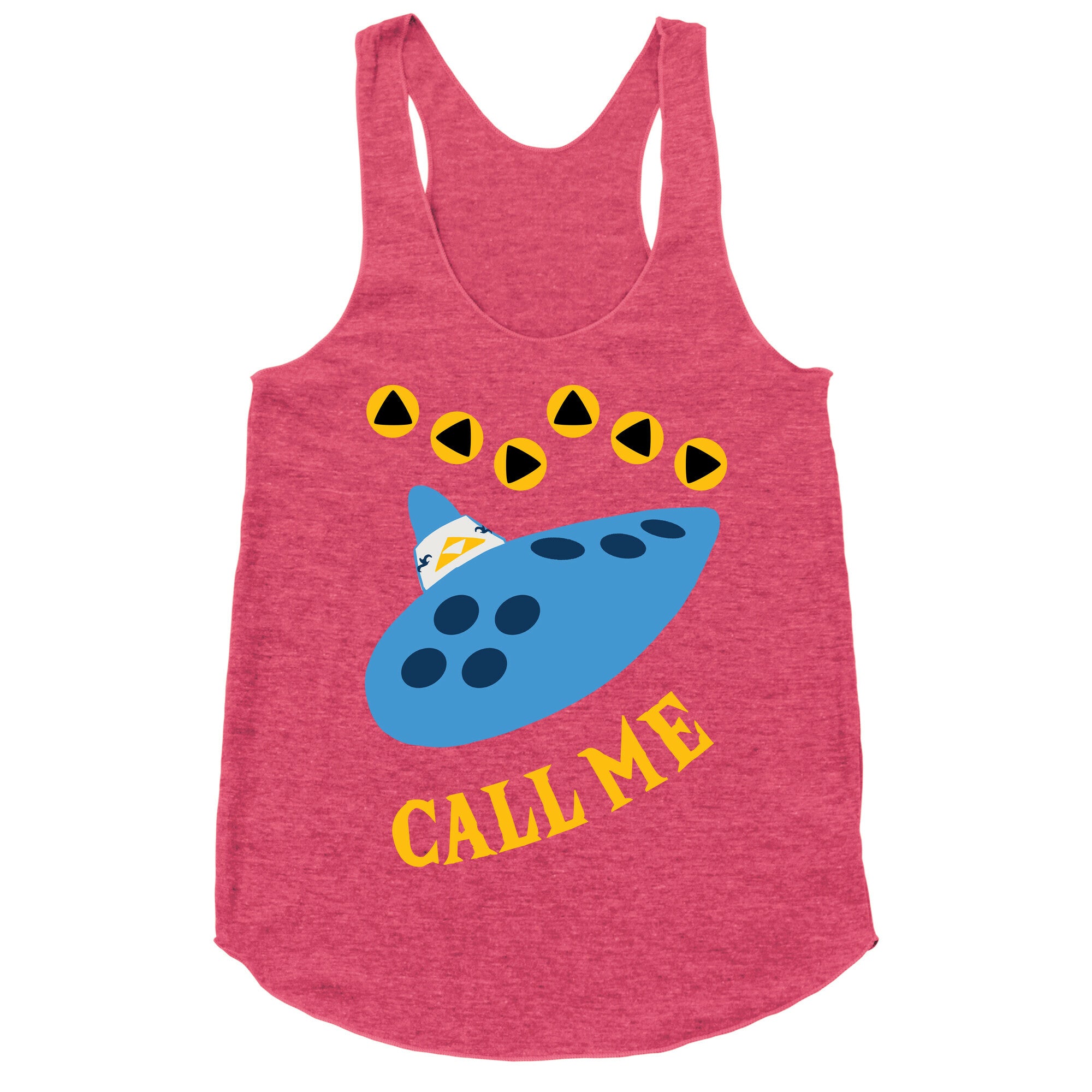 Call Me Zelda Ocarina Racerback Tank
