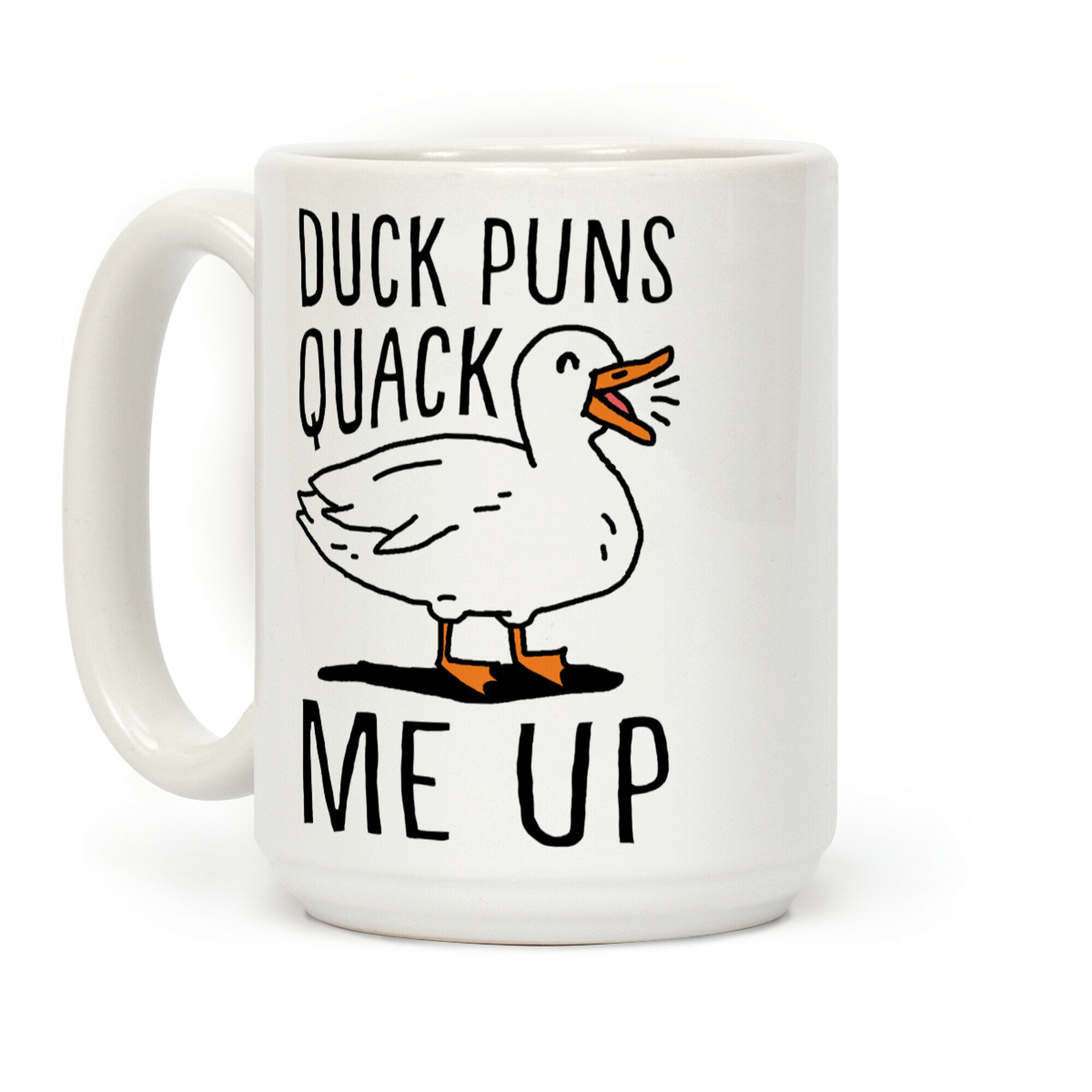 Duck Puns Quack Me Up Coffee Mug