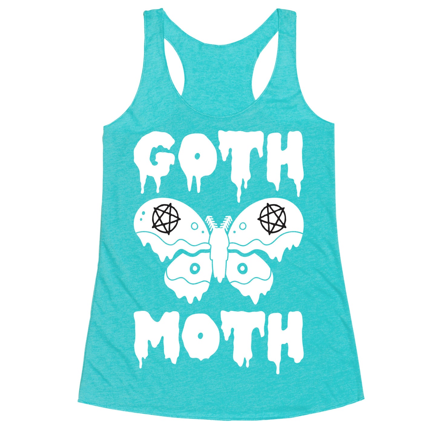 Goth Moth Racerback Tank