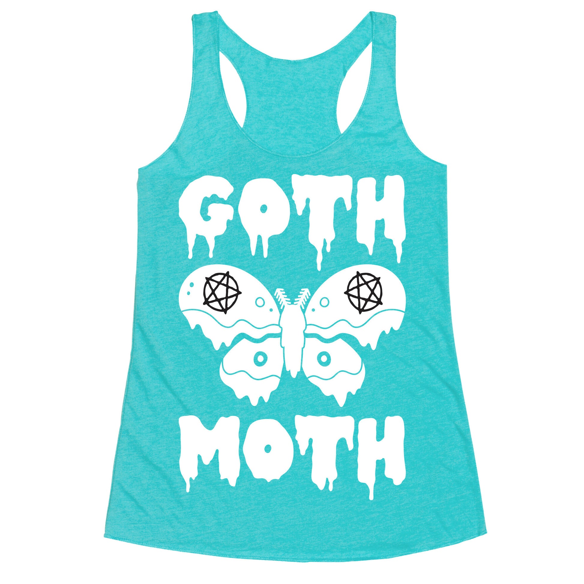 Goth Moth Racerback Tank