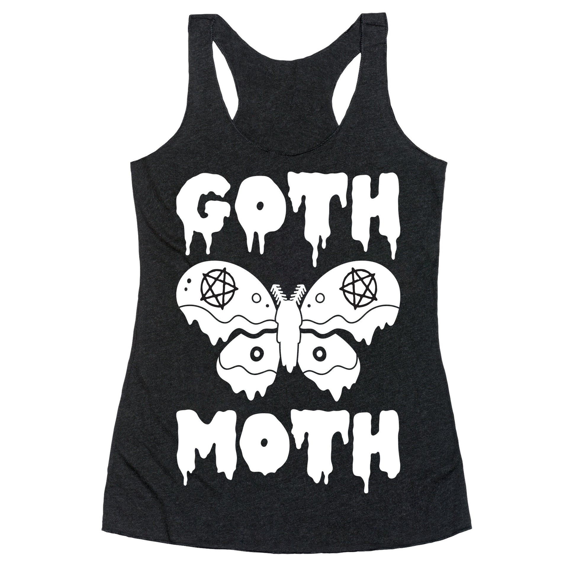 Goth Moth Racerback Tank