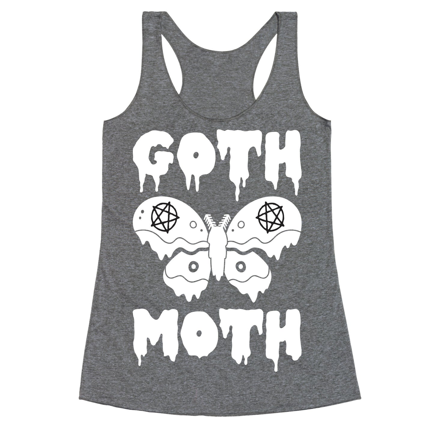 Goth Moth Racerback Tank