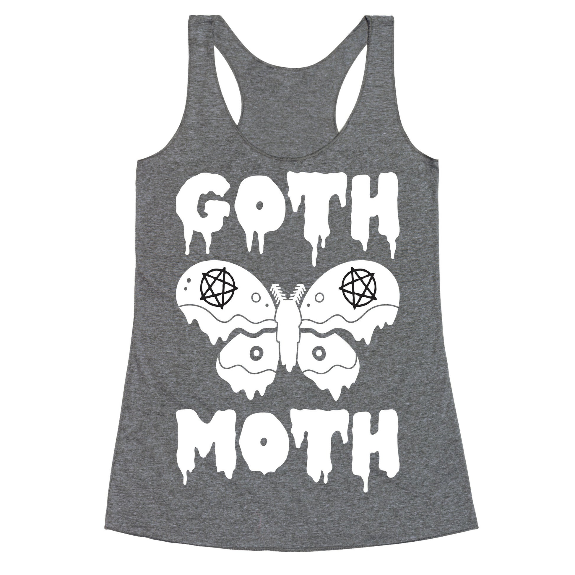 Goth Moth Racerback Tank