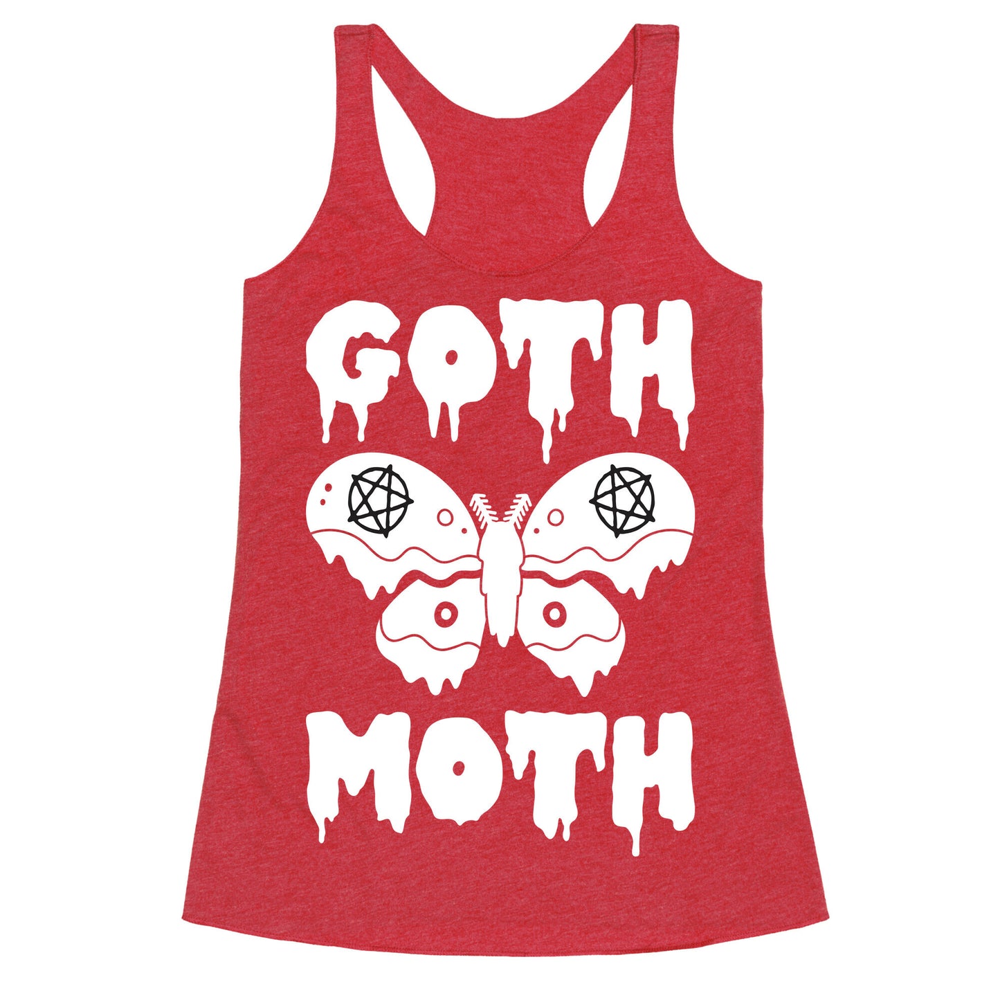 Goth Moth Racerback Tank