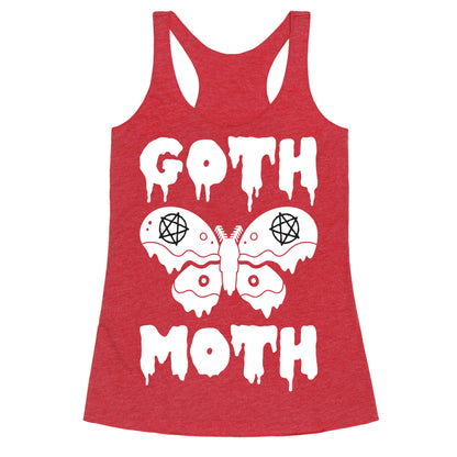 Goth Moth Racerback Tank