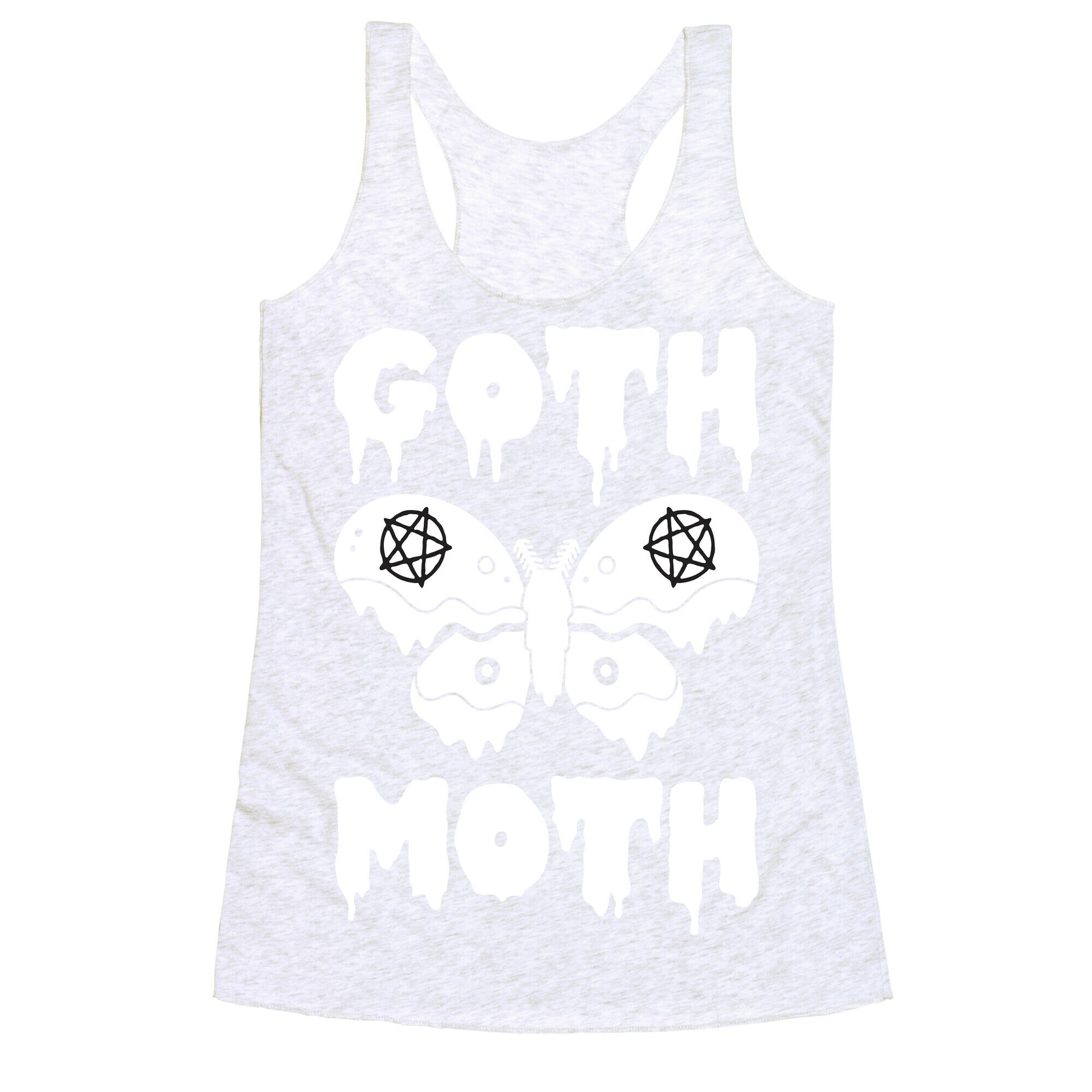 Goth Moth Racerback Tank