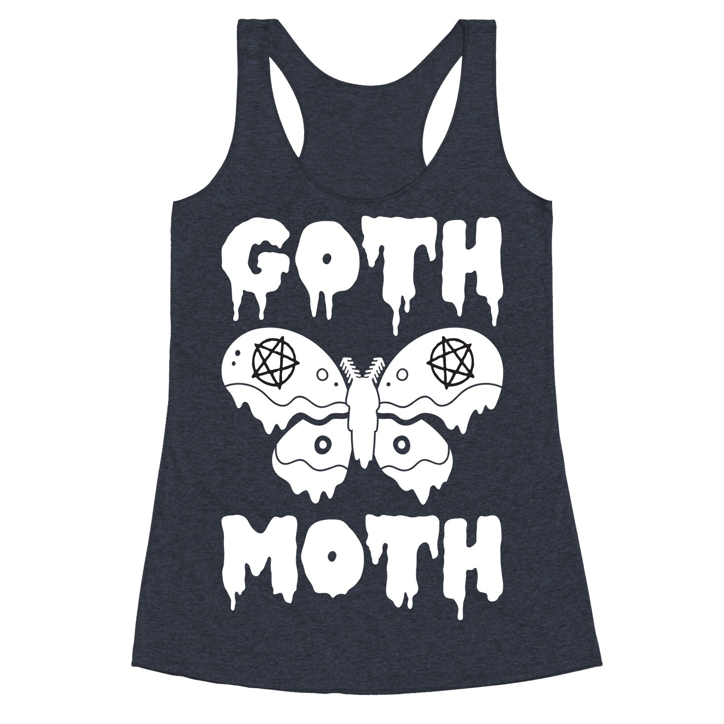 Goth Moth Racerback Tank