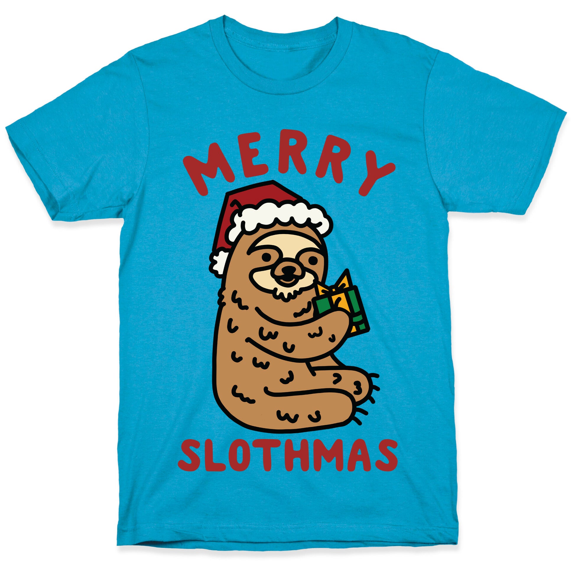 Merry Slothmas Unisex Triblend Tee