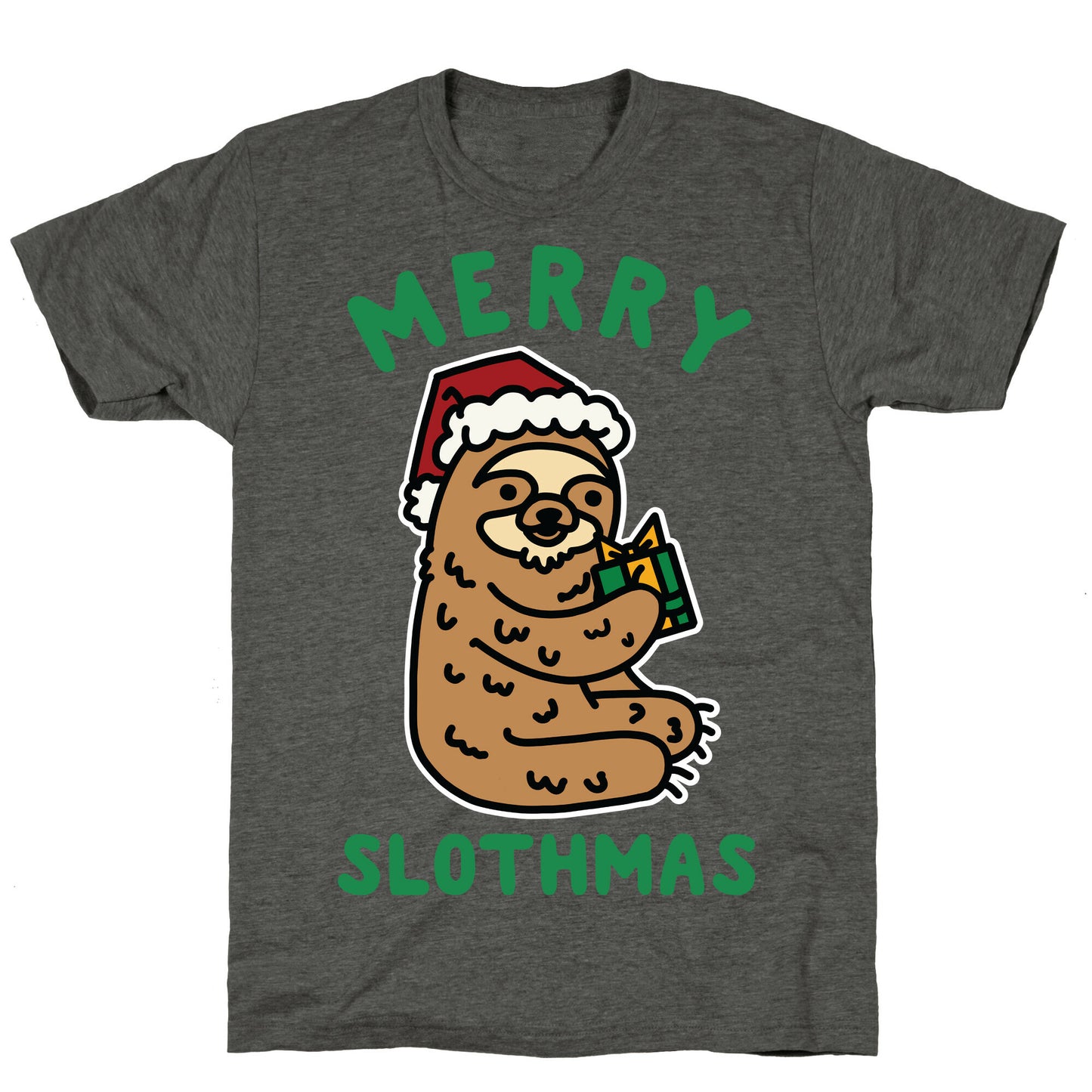 Merry Slothmas Unisex Triblend Tee