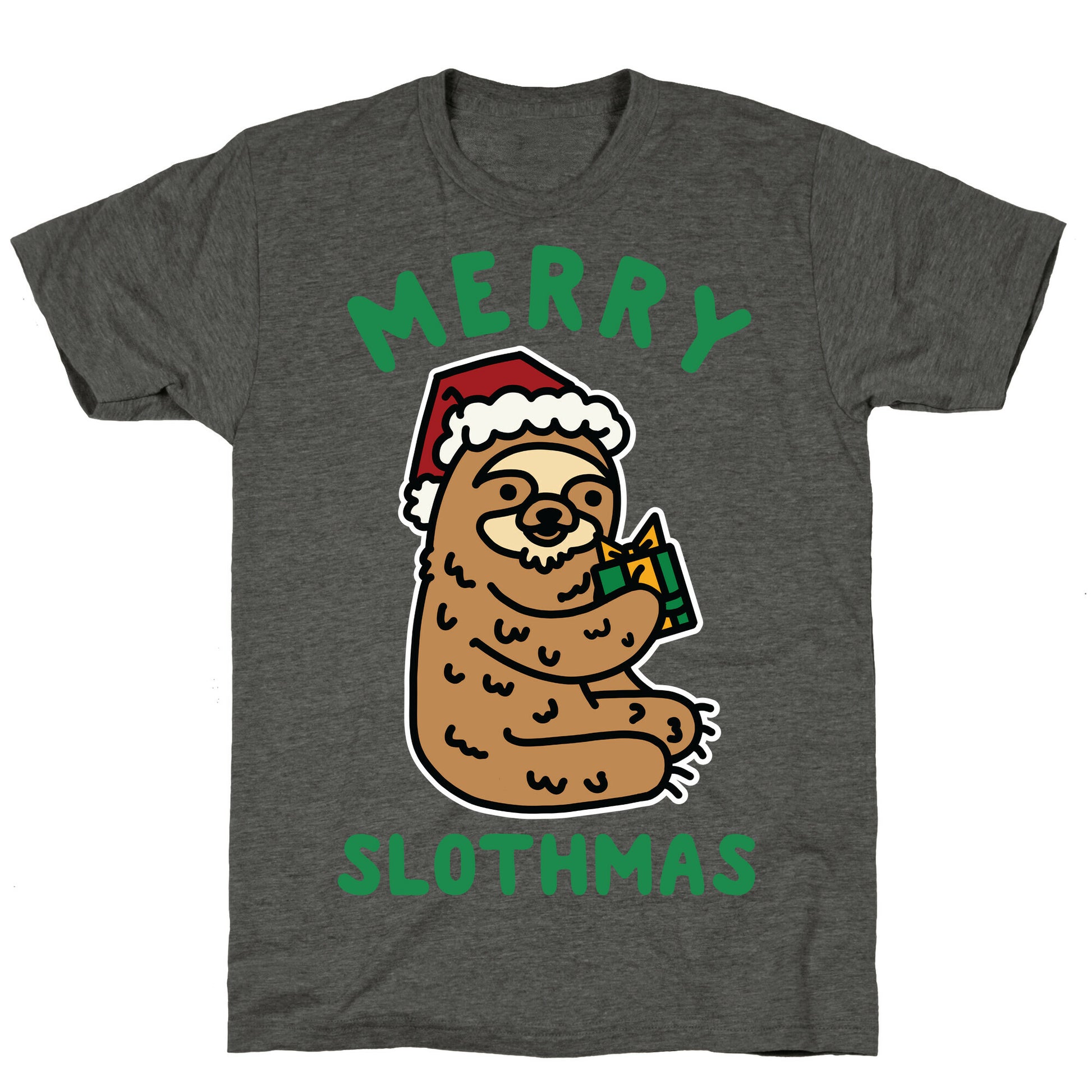 Merry Slothmas Unisex Triblend Tee