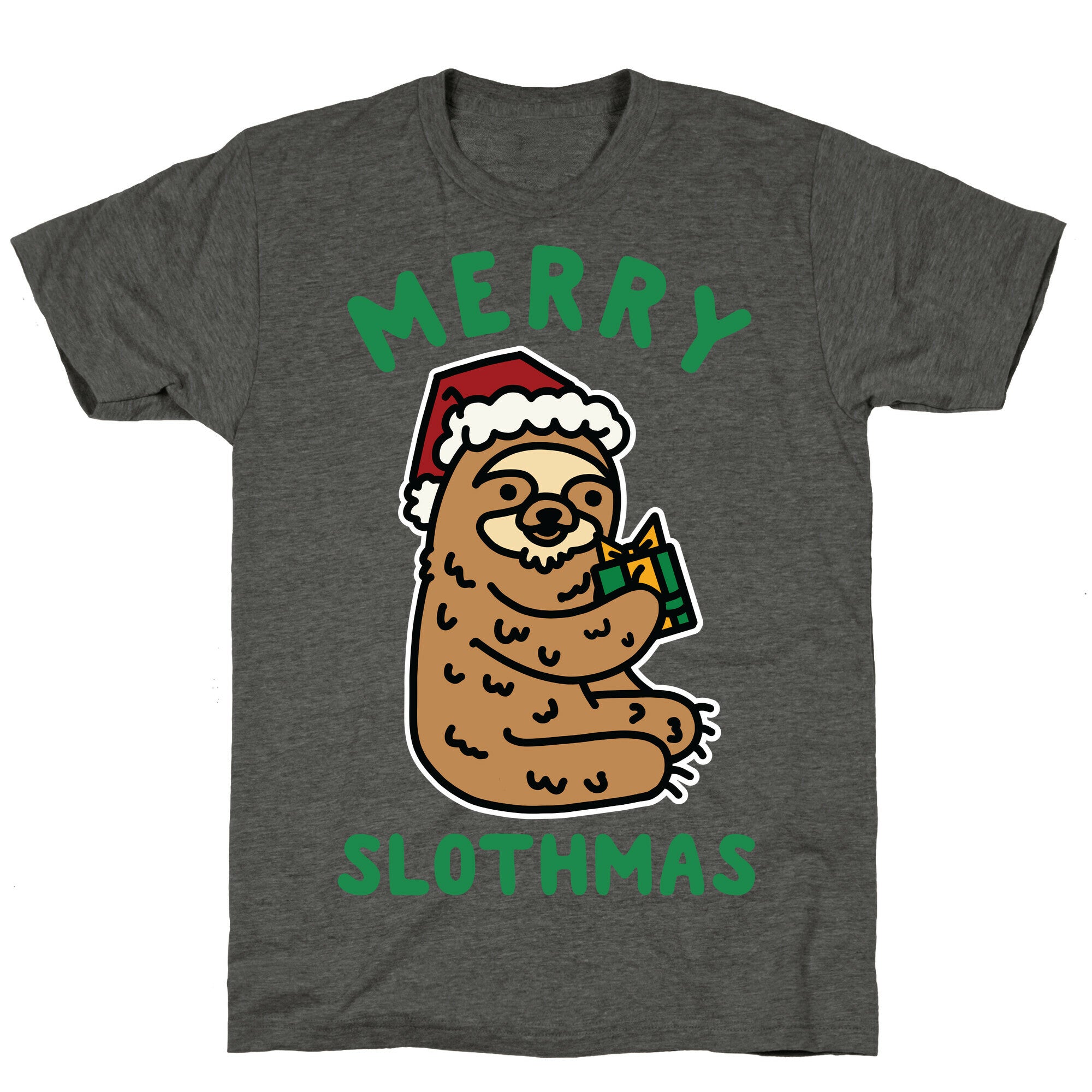 Merry Slothmas Unisex Triblend Tee