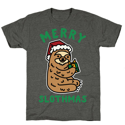 Merry Slothmas Unisex Triblend Tee