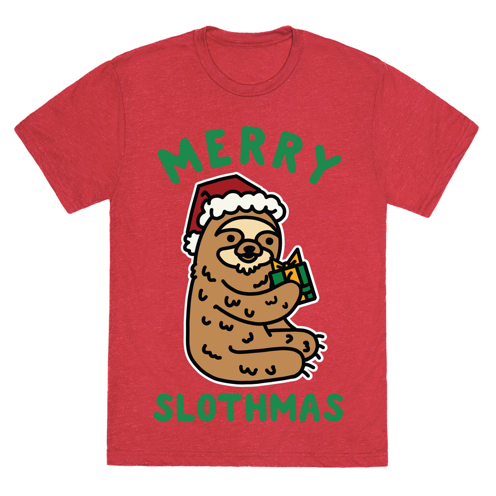 Merry Slothmas Unisex Triblend Tee