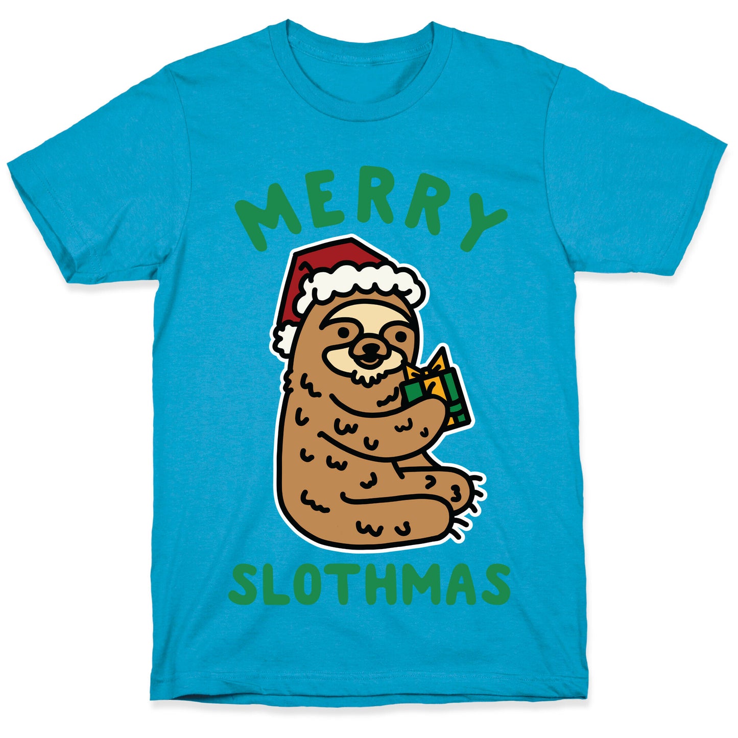 Merry Slothmas Unisex Triblend Tee