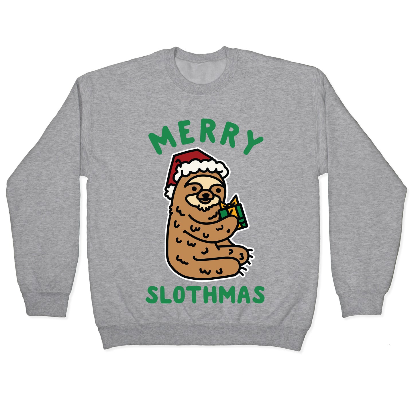 Merry Slothmas Crewneck Sweatshirt