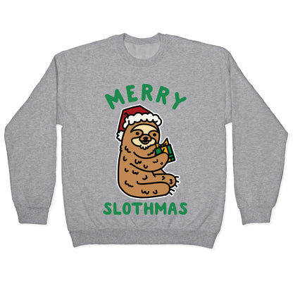 Merry Slothmas Crewneck Sweatshirt