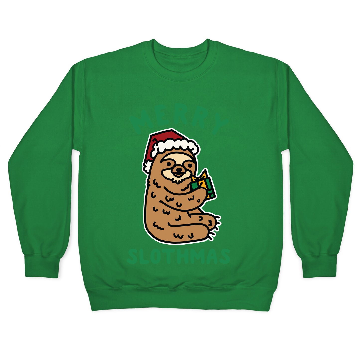 Merry Slothmas Crewneck Sweatshirt