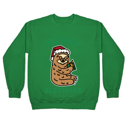 Merry Slothmas Crewneck Sweatshirt