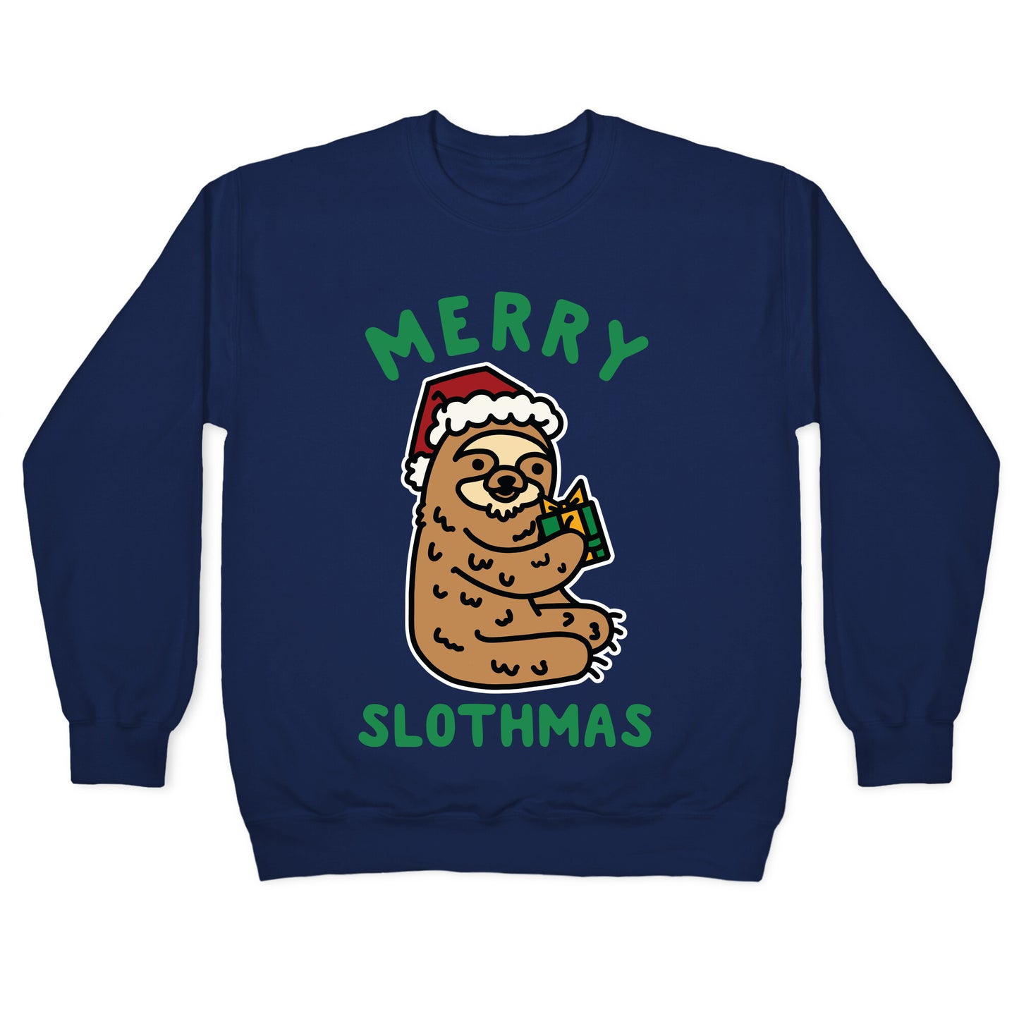 Merry Slothmas Crewneck Sweatshirt