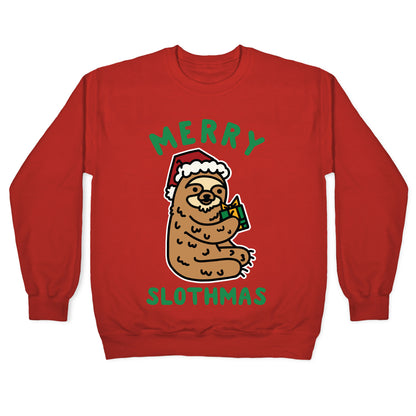 Merry Slothmas Crewneck Sweatshirt