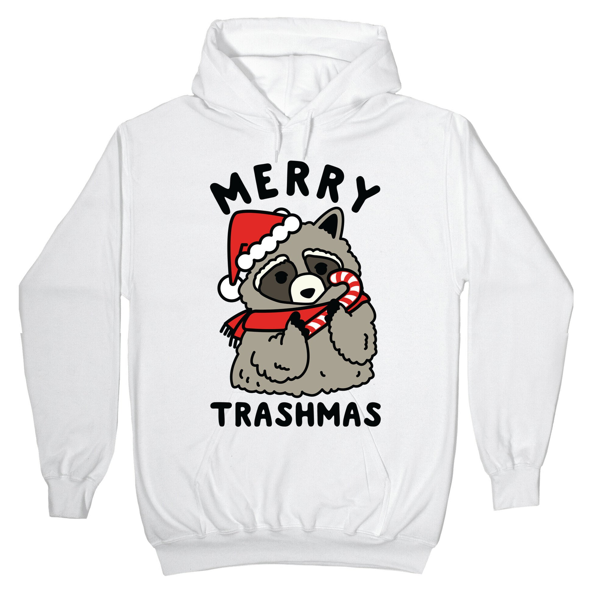 Merry Trashmas Raccoon Hoodie