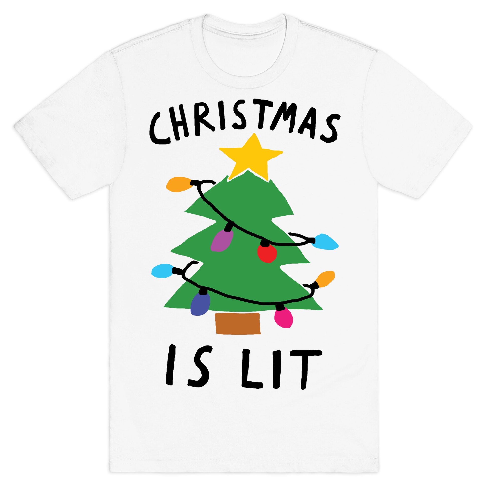Christmas Is Lit  T-Shirt