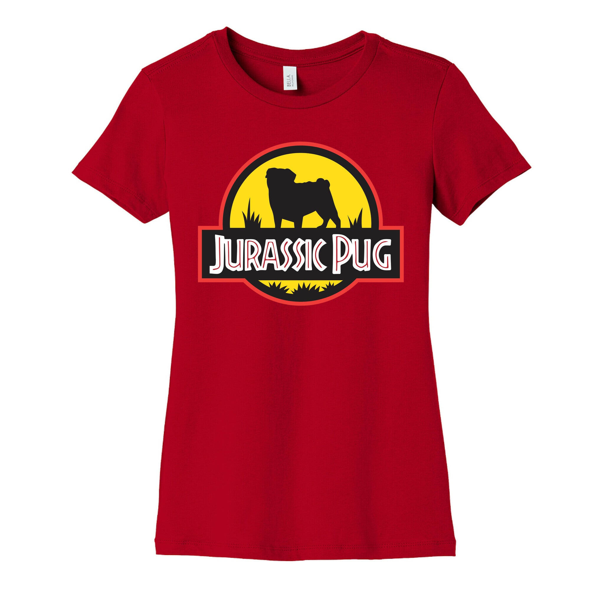Jurassic Pug Women's Cotton Tee