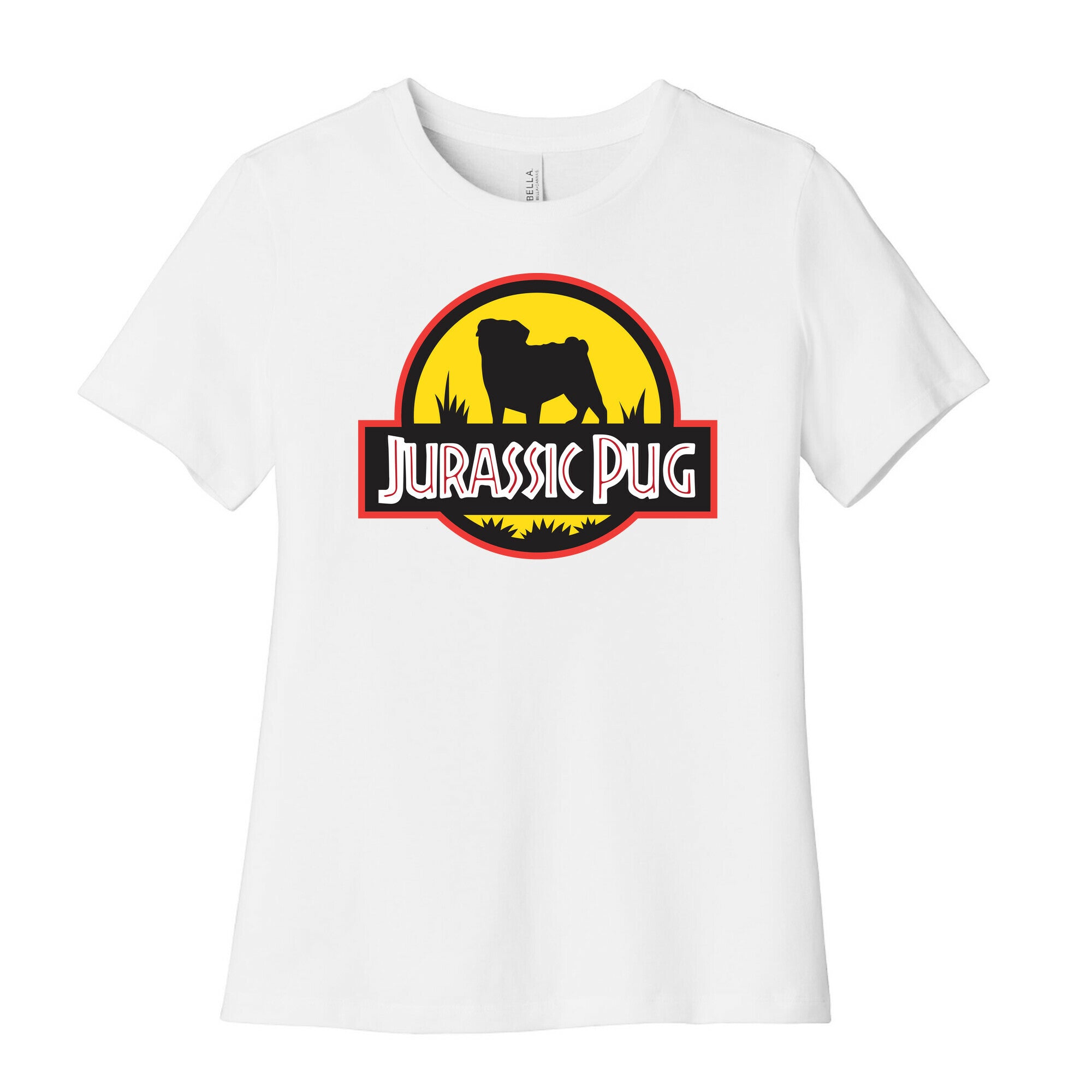 Jurassic Pug Women's Cotton Tee