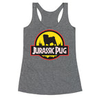 Jurassic Pug Racerback Tank
