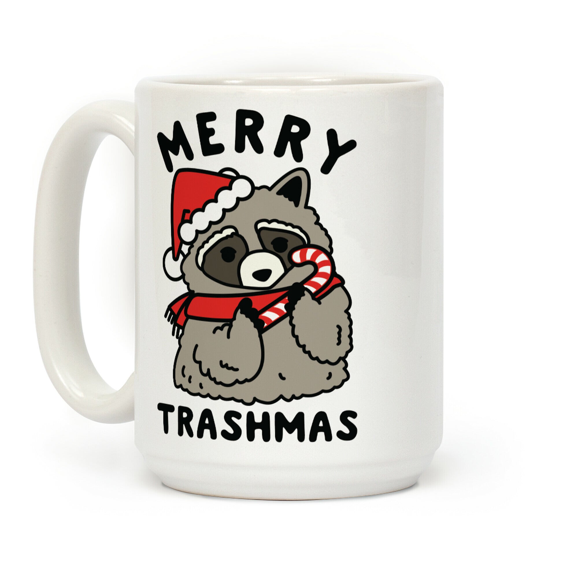 Merry Trashmas Raccoon Coffee Mug