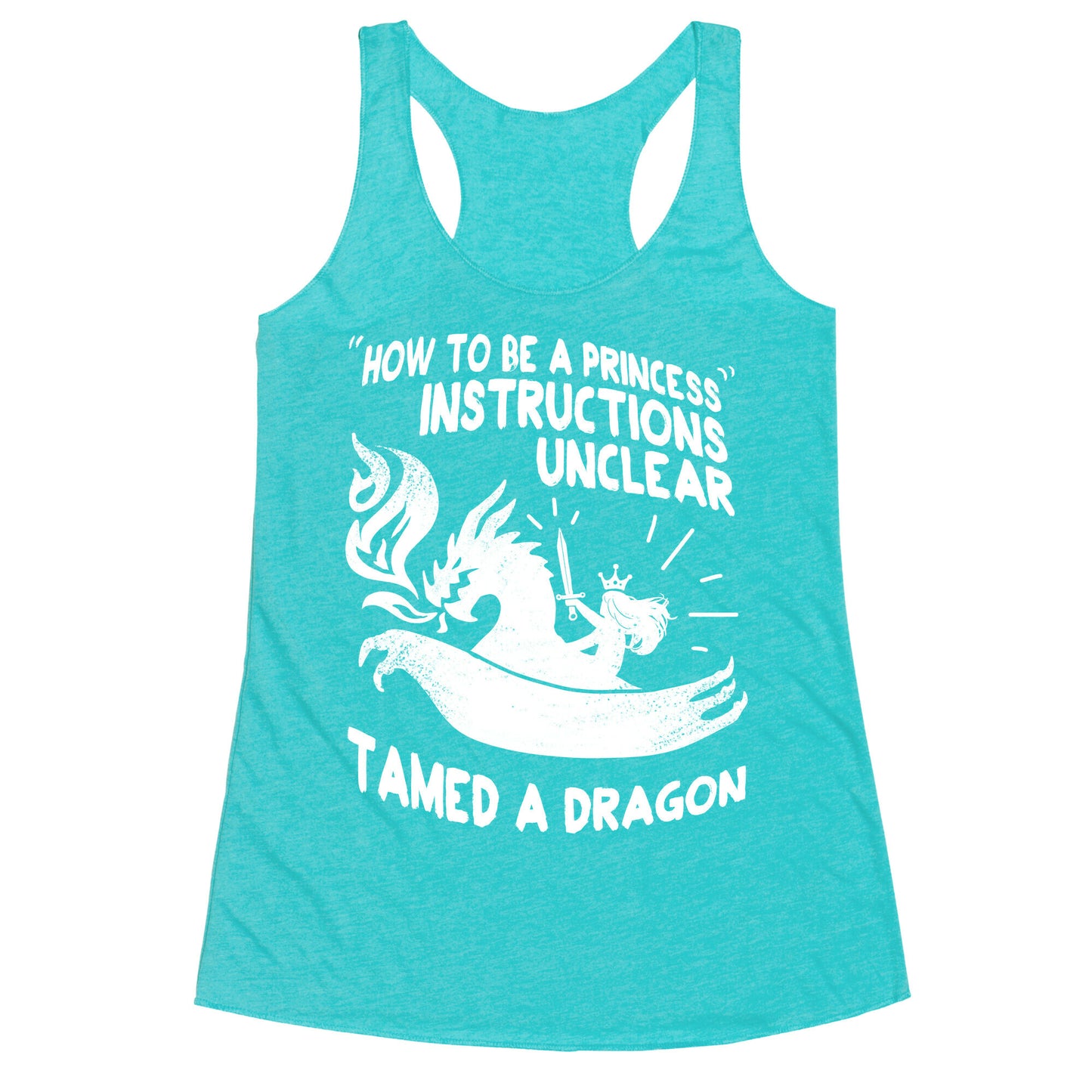 Instructions Unclear, Tamed Dragon Racerback Tank