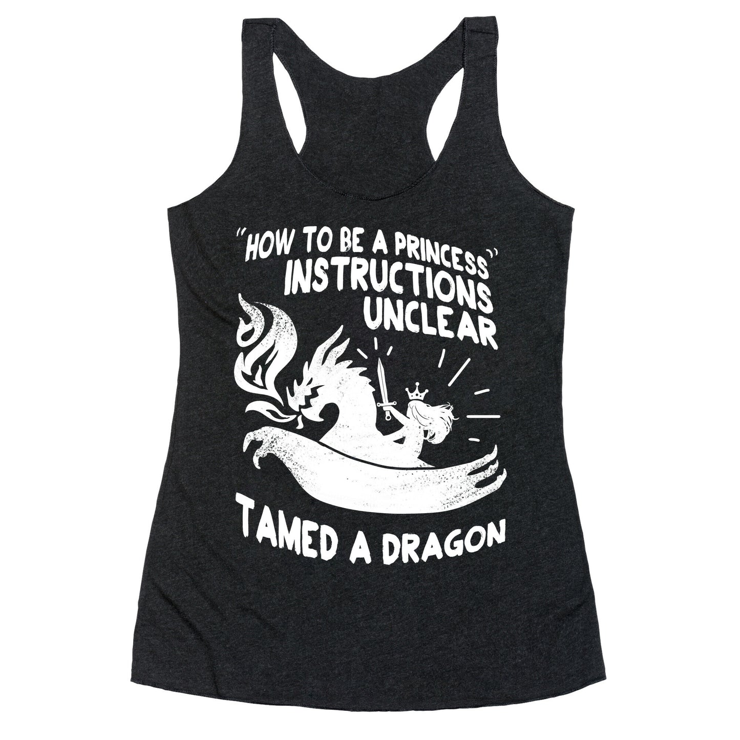 Instructions Unclear, Tamed Dragon Racerback Tank