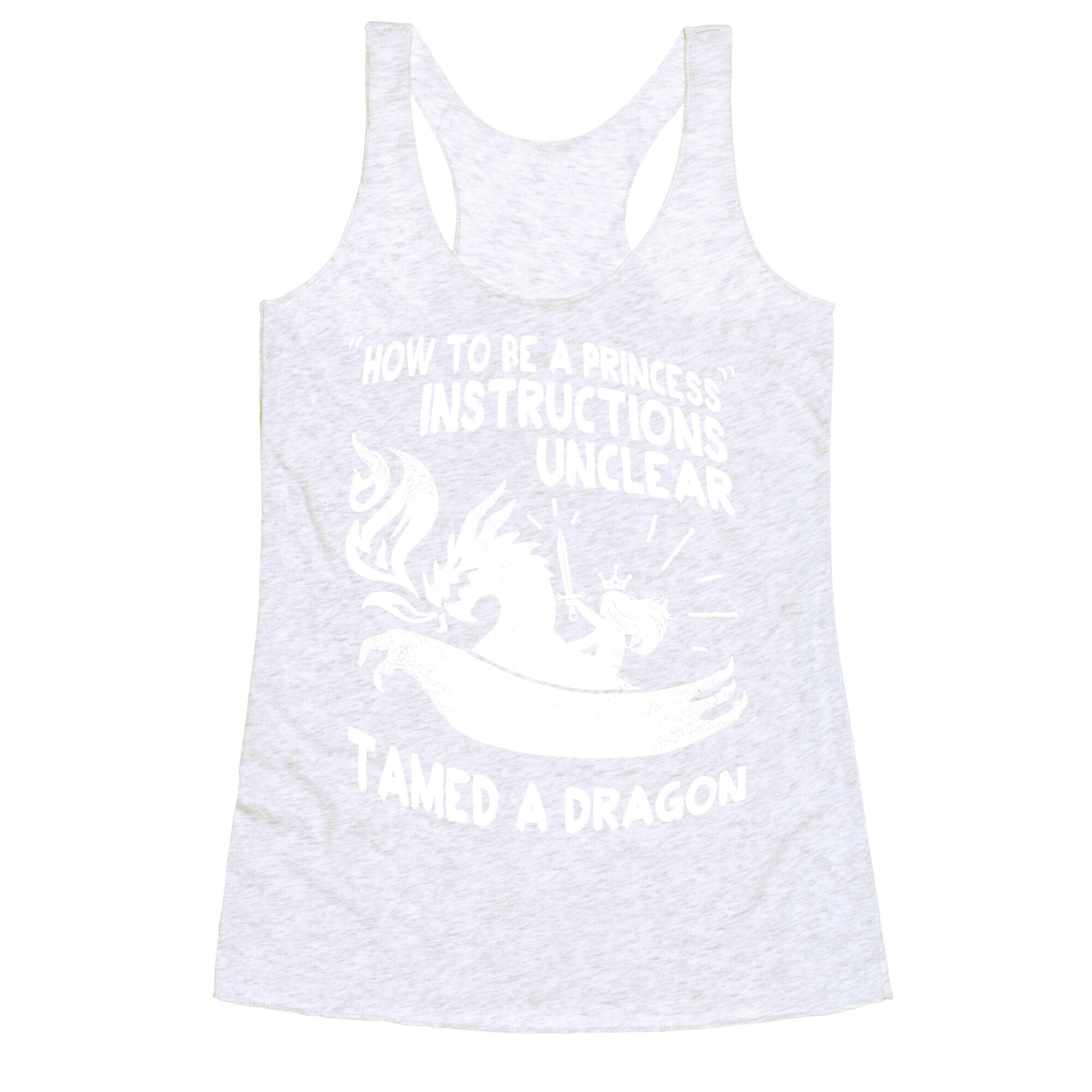 Instructions Unclear, Tamed Dragon Racerback Tank
