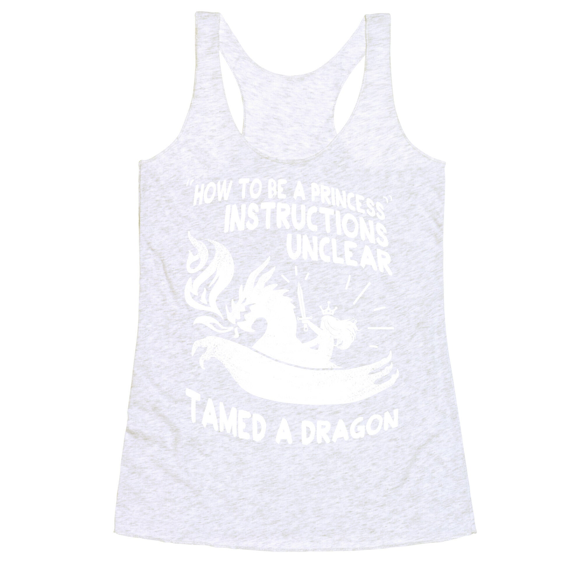 Instructions Unclear, Tamed Dragon Racerback Tank