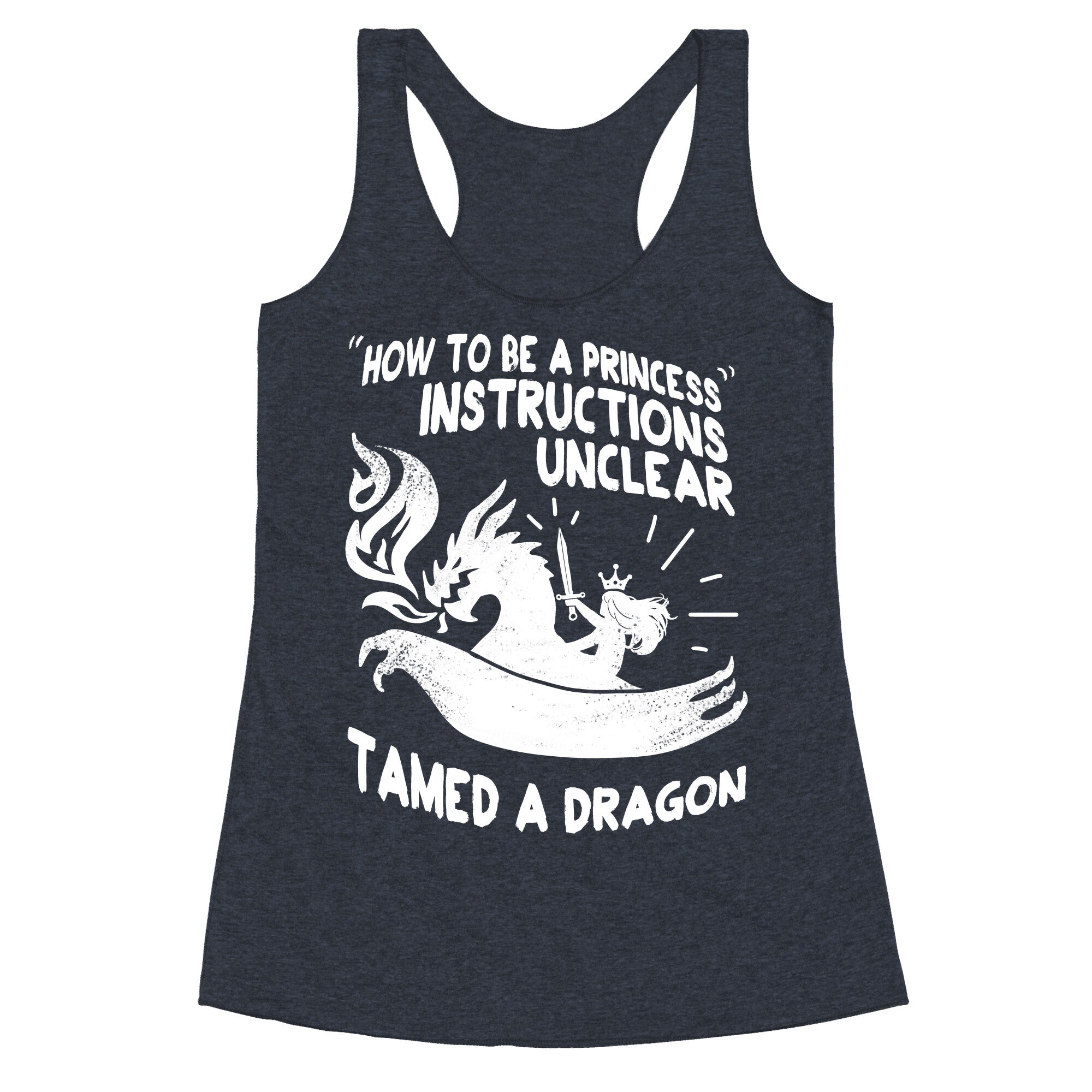 Instructions Unclear, Tamed Dragon Racerback Tank
