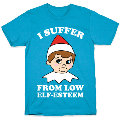 I Suffer From Low Elf Esteem Christmas Unisex Triblend Tee
