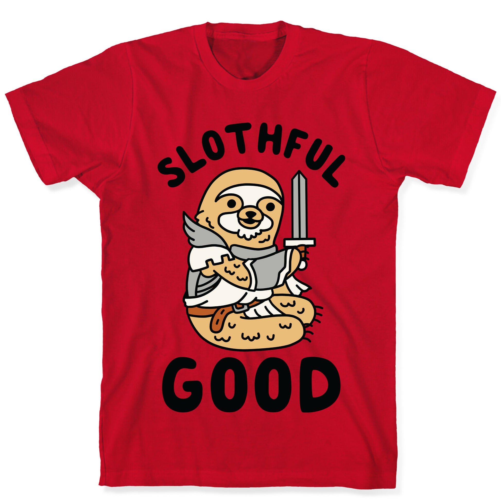 Slothful Good Sloth Paladin T-Shirt