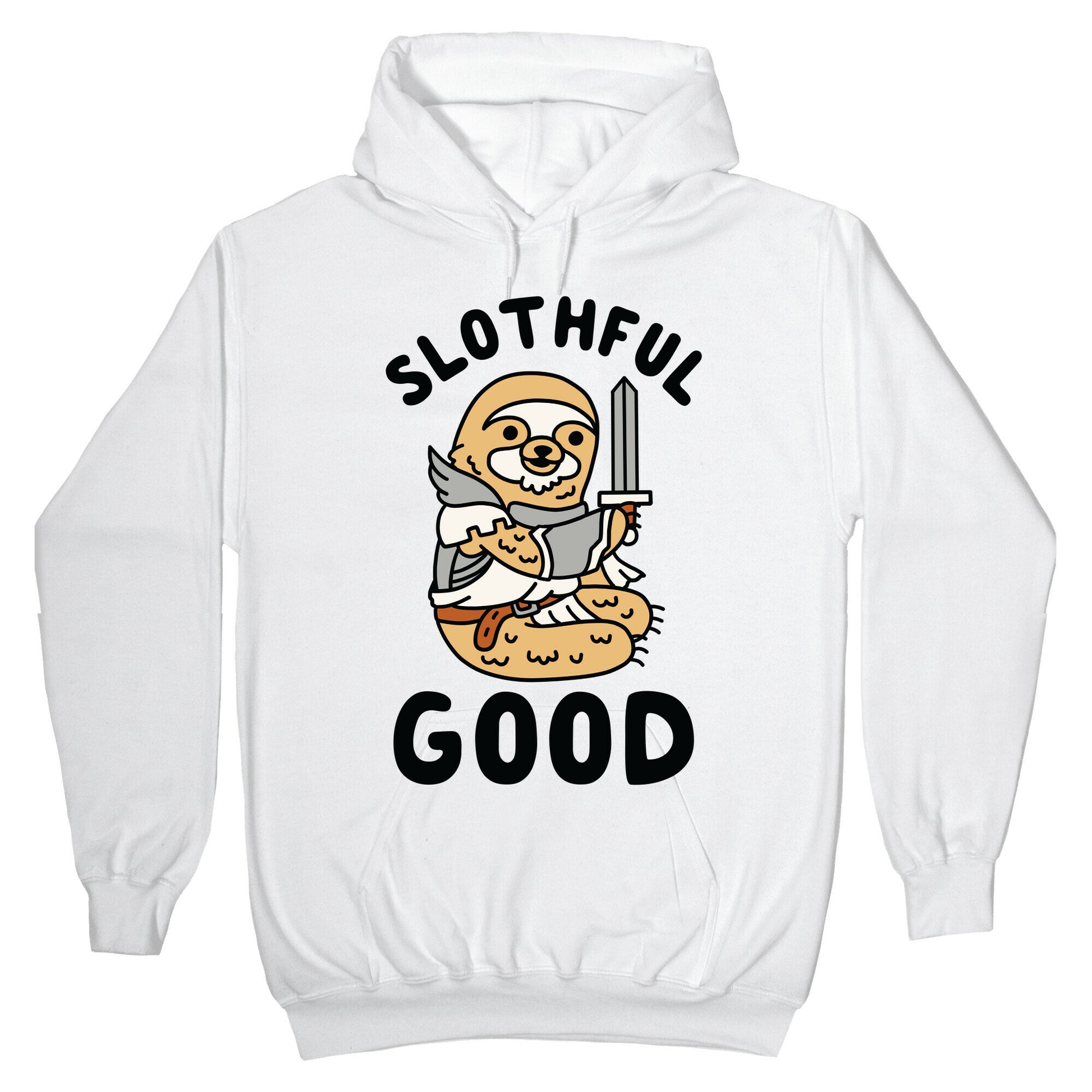 Slothful Good Sloth Paladin Hoodie