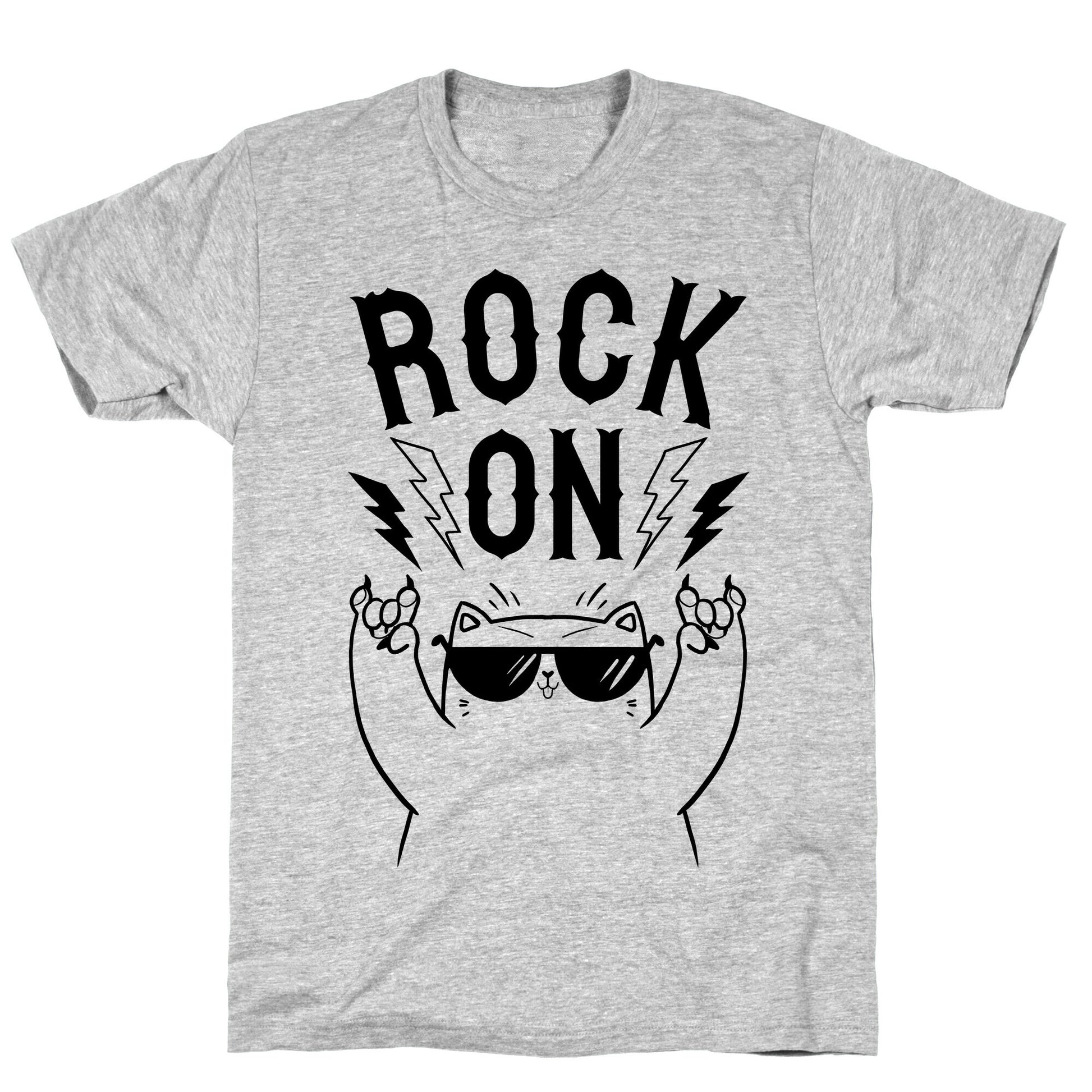 Rock On Cat T-Shirt
