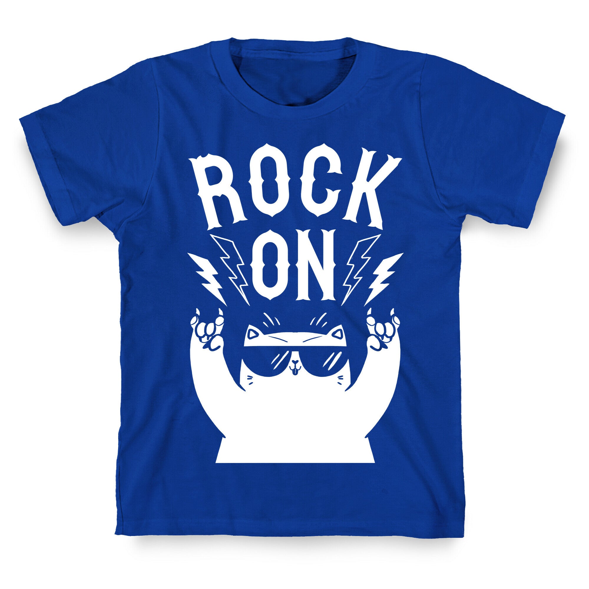 Rock On Cat T-Shirt