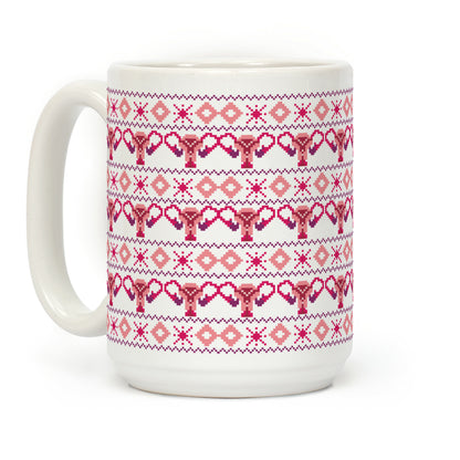 Cuterus Uterus Pattern Coffee Mug