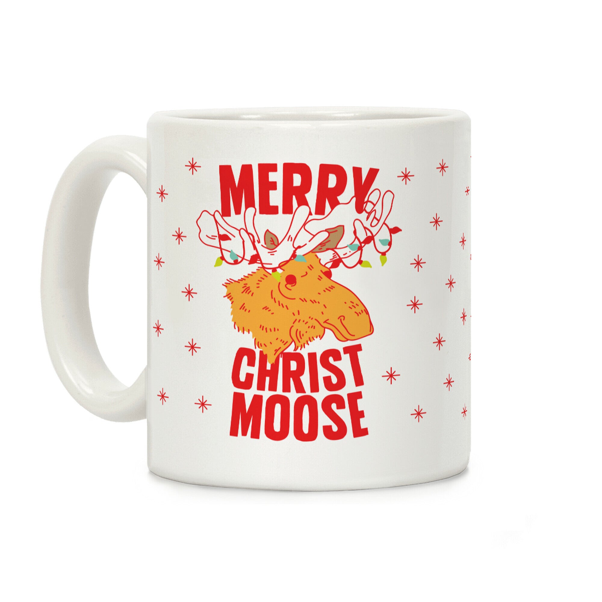 Merry Christ-Moose Coffee Mug