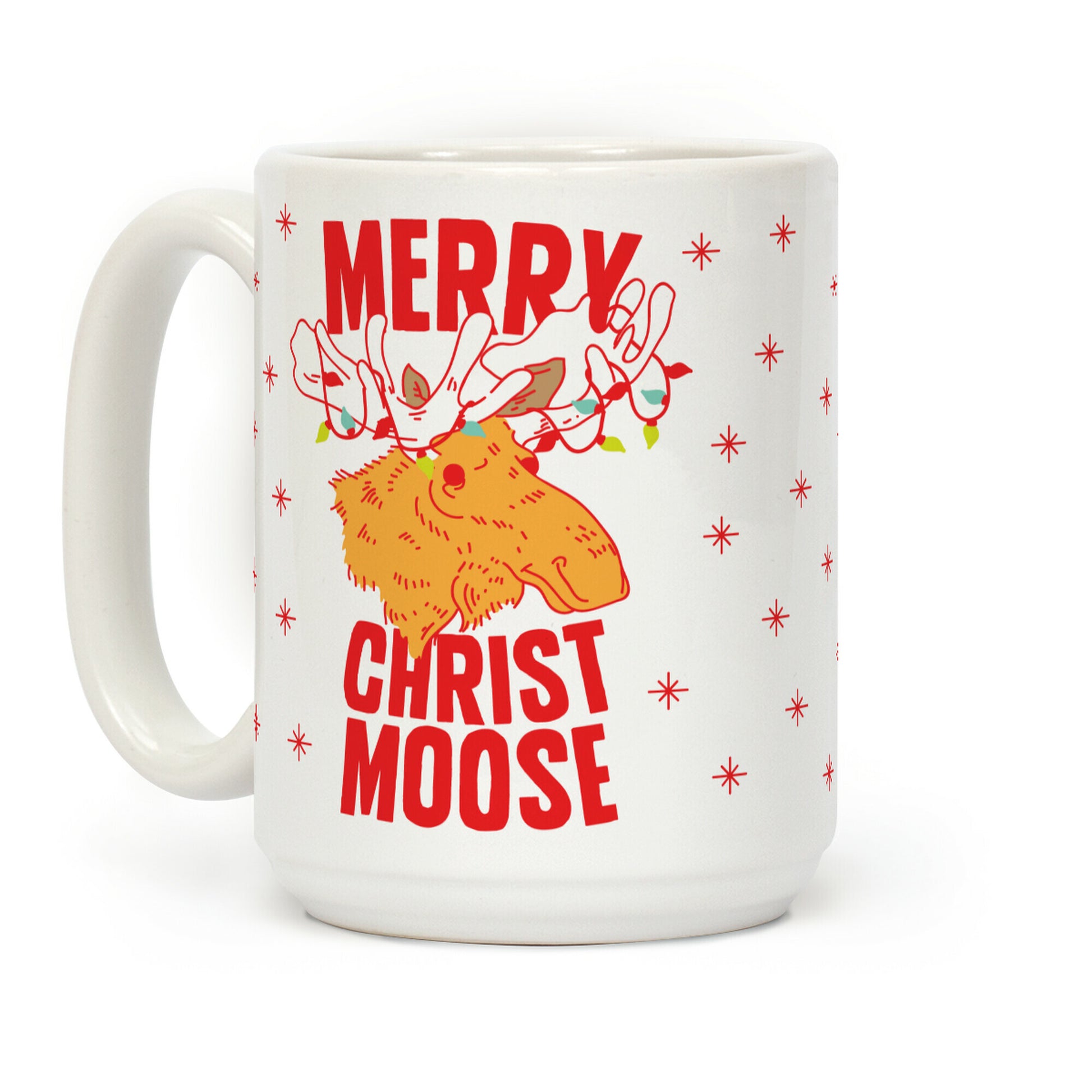 Merry Christ-Moose Coffee Mug