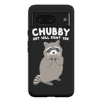 Chubby But I Will Fight You Raccoon Phone Case