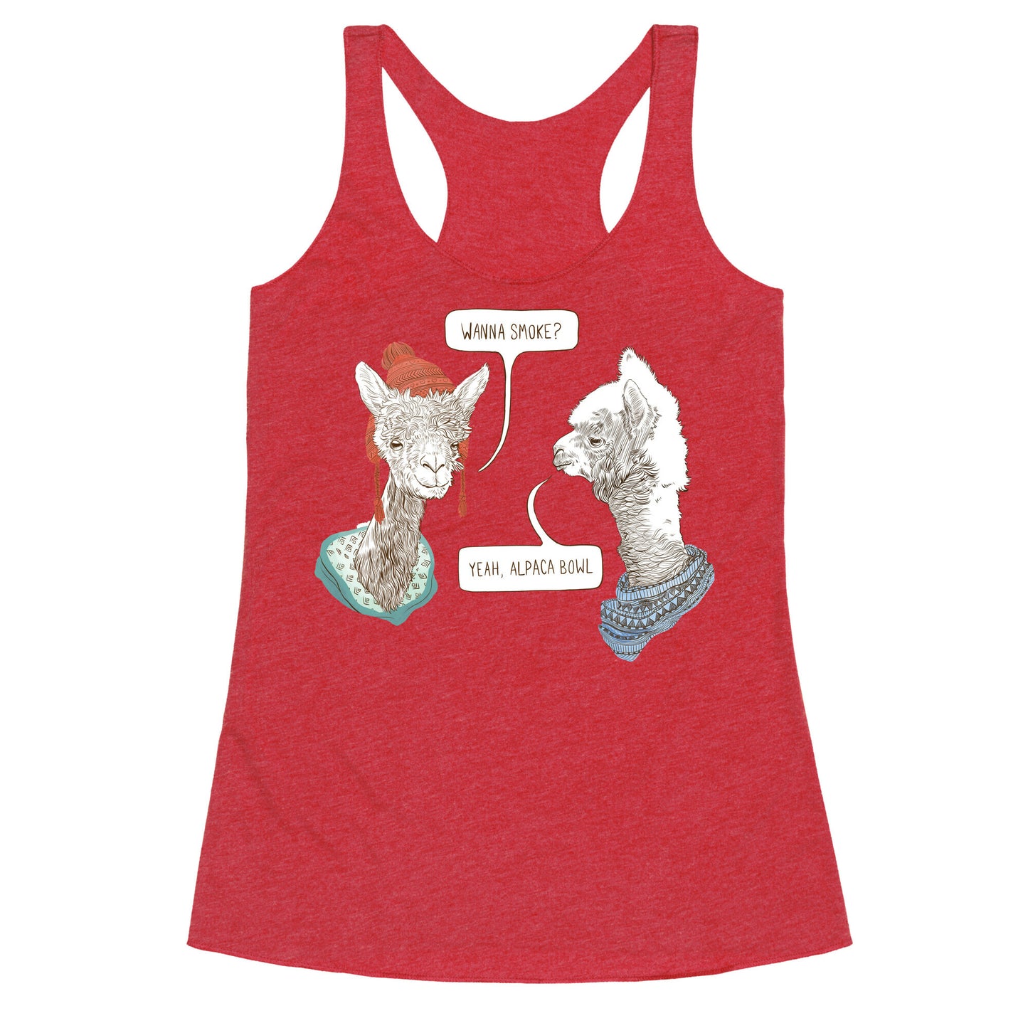 Alpaca Bowl Racerback Tank