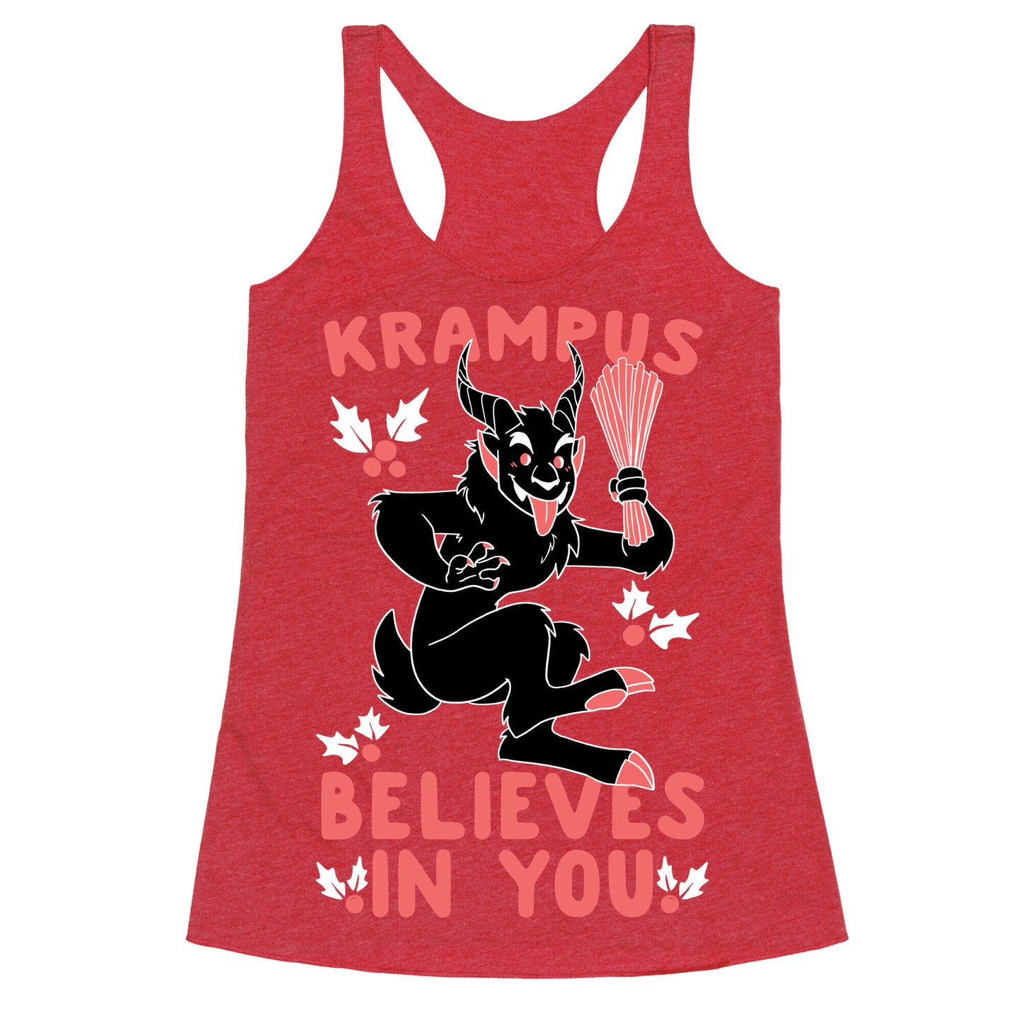 Krampus Believes in You Racerback Tank