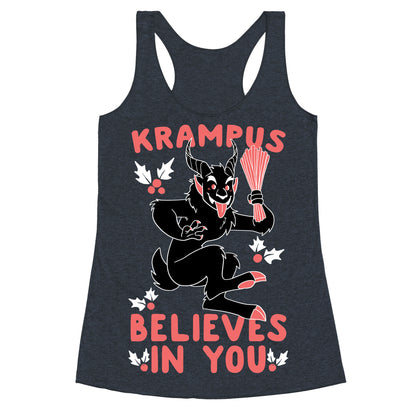 Krampus Believes in You Racerback Tank