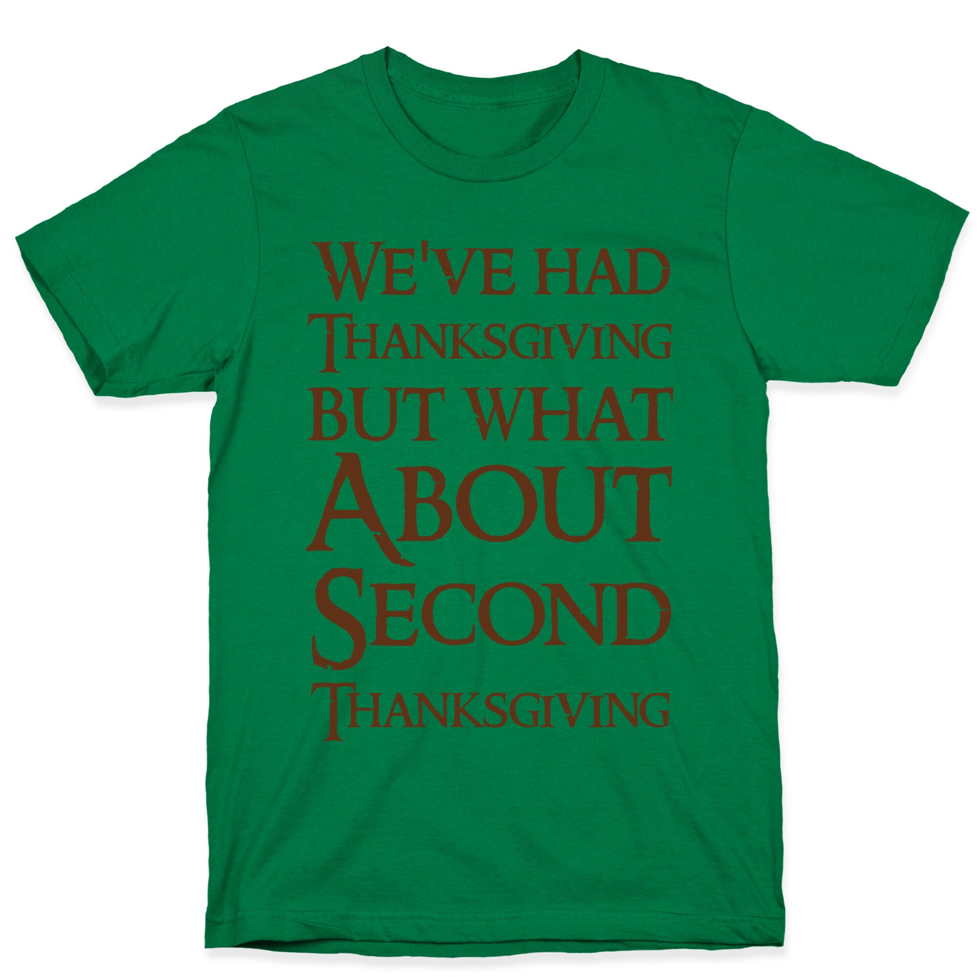 We've Had Thanksgiving But What About Second Thanksgiving  T-Shirt