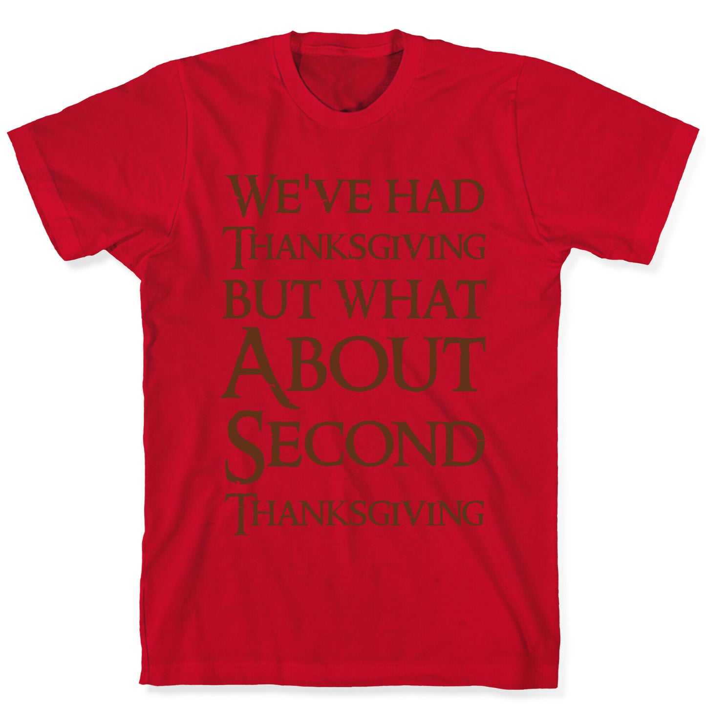 We've Had Thanksgiving But What About Second Thanksgiving  T-Shirt
